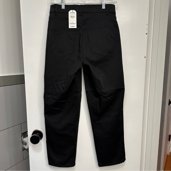 NWT Express Black Jeans with Velvet Stripe - Picture 4 of 6